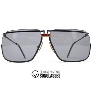 NOS vintage FERRARI F18/S sunglasses - Super Rare - 1990's Italy - New - Black / Grey