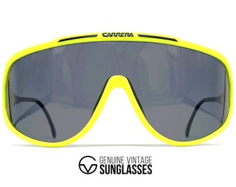 NOS vintage CARRERA 5430 &quot;SPORT&quot; oversized sunglasses - 80&#39;s Austria - Large
