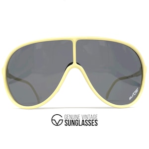 NOS vintage CARRERA 5408 "SUNJET" sunglasses - Austria 80's - Large - Original - Wrap sunglasses