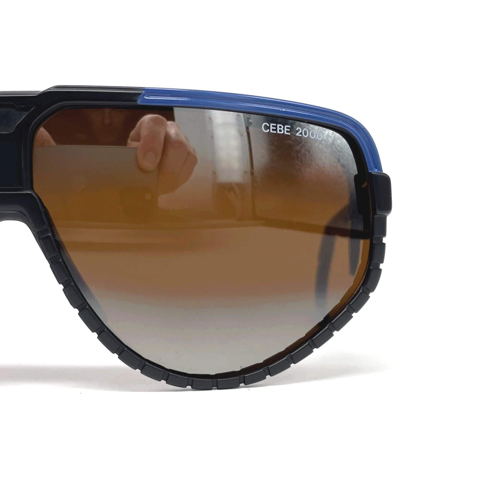 LUNETTES VINTAGE CEBE 395 « Walter Cecchinel » Glacier - Années 90
