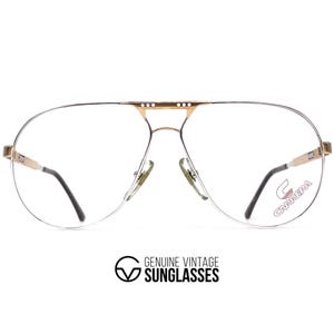 NOS vintage CARRERA 5318 VARIO eyeglasses - 80&#39;s W.Germany - Medium - Original - Silver / Gold