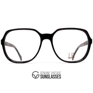 NOS vintage DUNHILL 6032 glasses frames - Austria 1980's - ORIGINAL - Black - Hard to find model