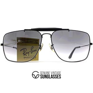 Occhiali da sole minerali vintage RAY-BAN Bausch & Lomb "Explorer" NOS - USA anni '80 - Taglia L - Originali immagine 2
