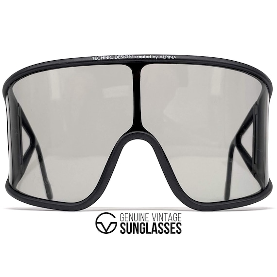 Vintage ALPINA Technic Design Sunglasses – 80s West Germany Collectors Item
