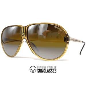 NOS vintage CARRERA 5592 Sonnenbrille - 80er Jahre Germany - Large - ORIGINAL - Crystal