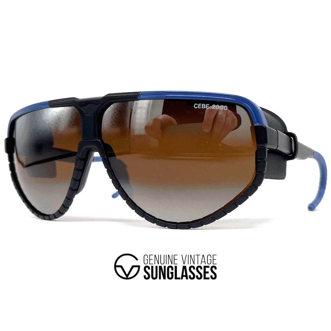 Lunettes De Soleil Cébé 2000 Glacier Alpinisme Vintage Années 90 - France