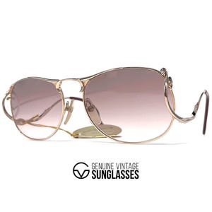 Vintage COLANI 1055 Sonnenbrille - Deutschland 80er Jahre - Large - COLLECTORS - Gold