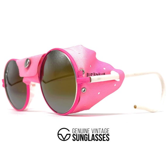 Vintage Pink Sunglasses NOS France Vintage French Hot Pink Sunglasses NOS | Mercari main image 4