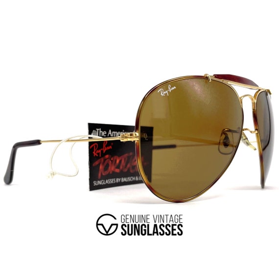 NOS vintage RAY-BAN Outdoorsman "Tortuga" Bausch … - image 6