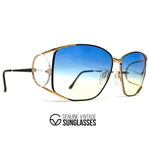 Vintage YVES SAINT LAURENT 4013 sunglasses - Ital… - image 3