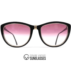 Vintage CHRISTIAN DIOR 2557 Sonnenbrille - Deutschland 80's - Schwarz/Gold