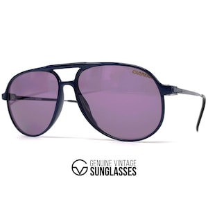 Lunettes vintage CARRERA 5355 NOS en « fibre de carbone » - RARE - Autriche des années 80 - Grand - Original