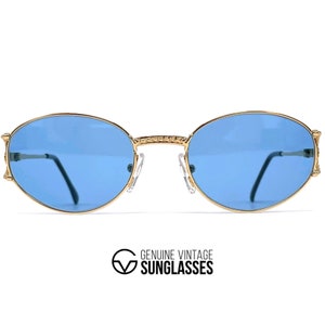 NOS vintage TIFFANY TJ69 Sonnenbrille - Italien 1980er Jahre - Medium - ORIGINAL 23K Vergoldet