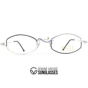 NOS vintage TAXI M - 4 lunettes par CASANOVA - Italie des années 80 - Grand - Original - Platine