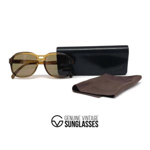 Vintage PERSOL RATTI P016 Sonnenbrille - 80er Italien - Large - Original - Neu