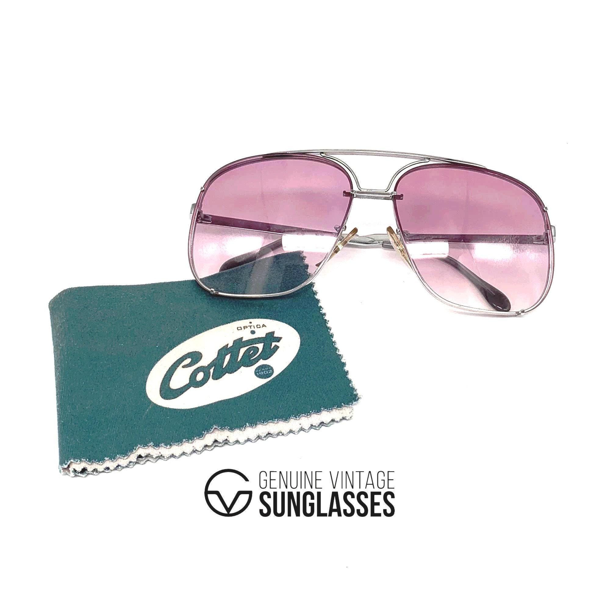 Sunglasses vintage Daytona Cottet France Aviator-pilot- collectible-Lenses VTG Cottet Daytona Aviator Sunglasses 135 Frame ONLY Made in  main image 2