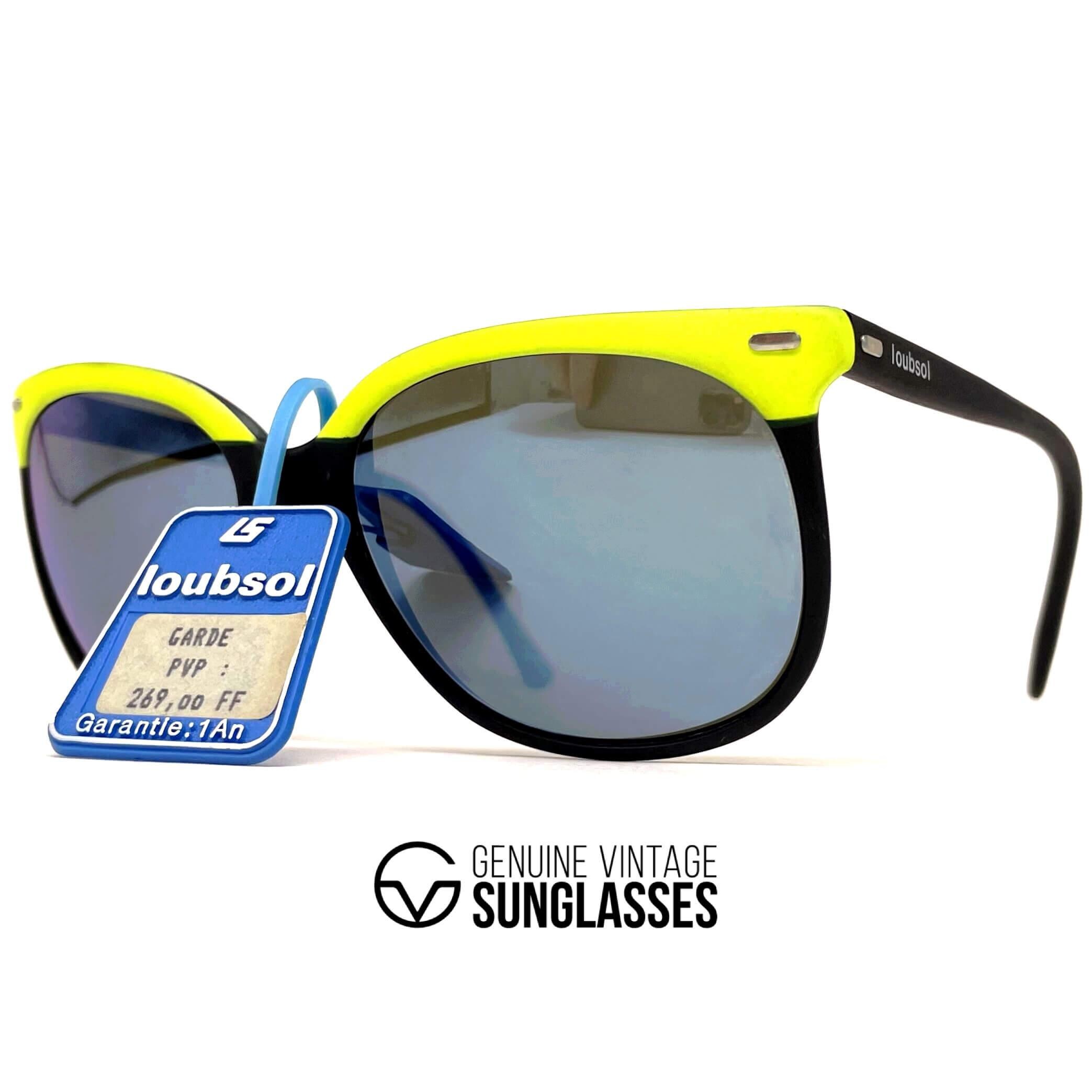 Vintage SKI OPTICS JAPAN Blue Retro Mirror 80\'s Ski Sport Sunglasses SMALL! Ski Aviators - Iconic, Retro-inspired Sunglasses for the  main image 2
