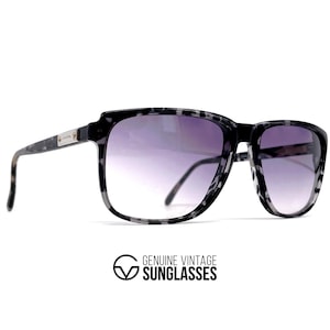 NOS vintage LANCEL L 2004 sunglasses - 1980's France - Medium - Collectors Item - Marbled / Purple