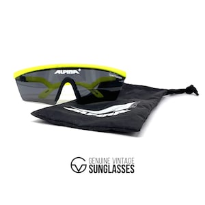 NOS vintage ALPINA " Comb " Sonnenbrille - W.Germany '80s - Medium - Wrap - Sport