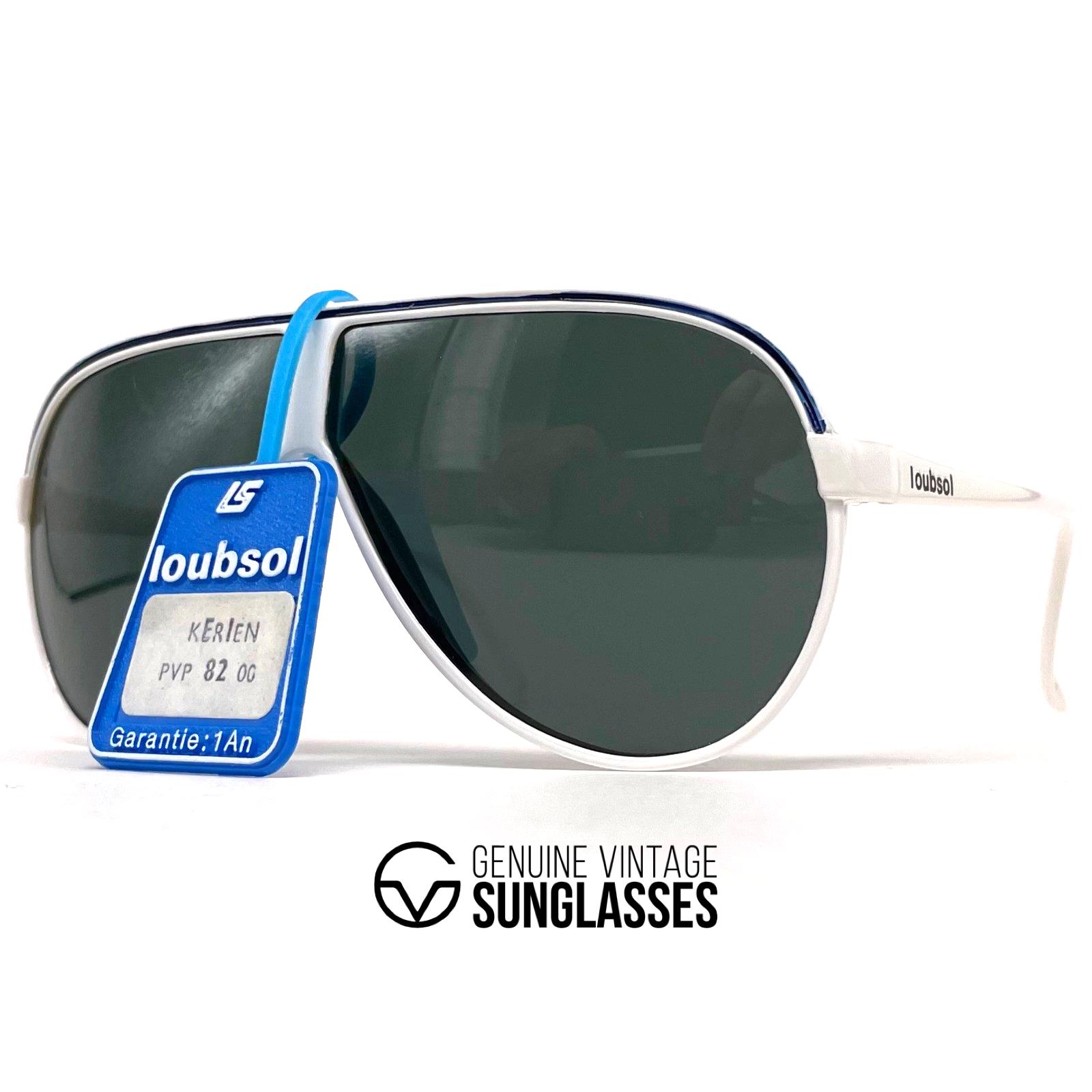 Lunettes De Soleil LOUBSOl Vintage - Monture Marron, Neuves Avec étiquettes, Style Rétro Femme