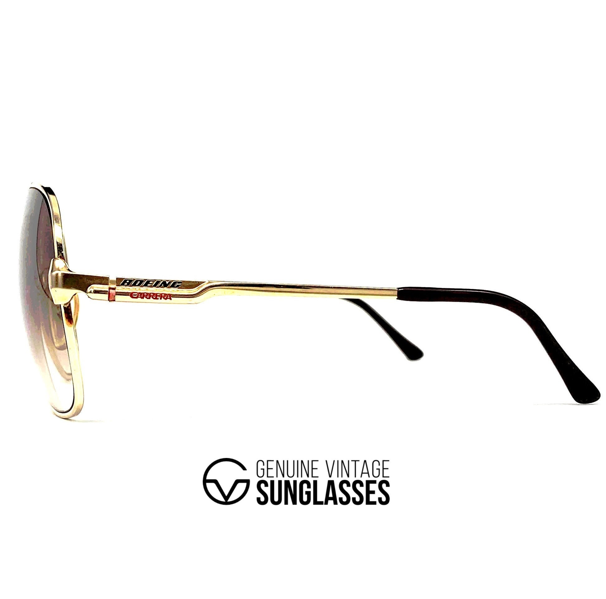 NOS Carrera & Boeing 5700 Gold vintage sunglasses Austria Etsy
