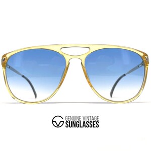 NOS vintage PLAYBOY 4667 sunglasses - GOLD - 80's Germany - Large - Original