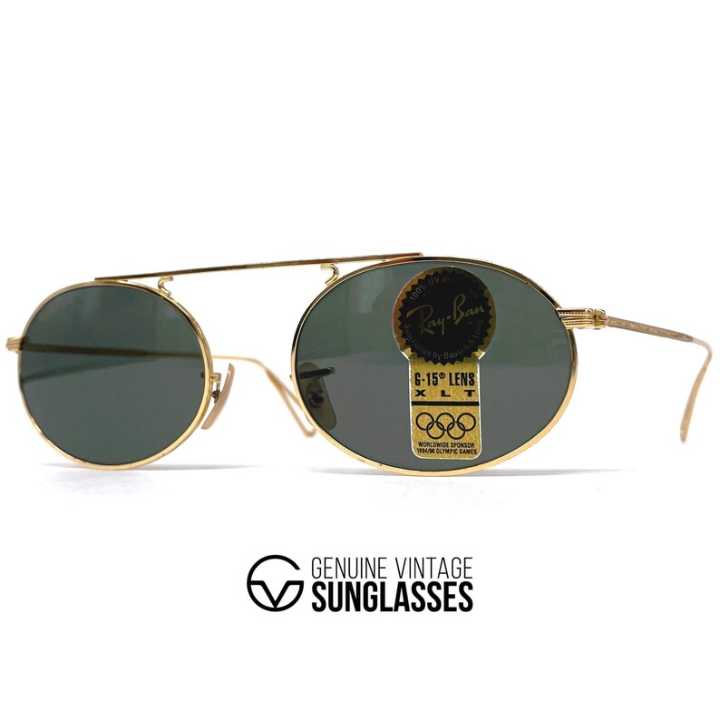 Gafas de sol vintage Ray-Ban / Bausch & Lomb W1696 - EE. UU. años 80 - Medianas - RARAS - Originales - Nuevas imagen 2
