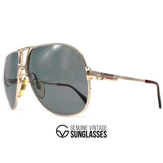 NOS vintage CARRERA & BOEING 5700 “Gold” sunglasses … Gem