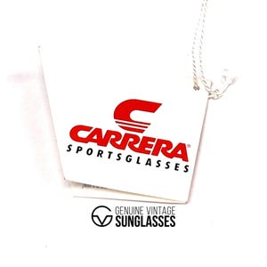 Vintage CARRERA 5335 VARIO-zonnebril – ambar kristal, blauwe heldere glazen afbeelding 11