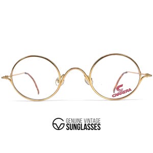 NOS vintage CARRERA 5790 ""GOLD"" Brille - Österreich 1990er Jahre - Original - Rund - Neu."