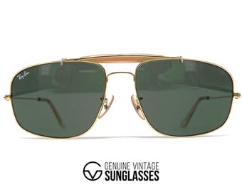 Vintage RAY-BAN Bausch & Lomb Explorer Classic Metal W0964-zonnebril - jaren 80 - goud - origineel