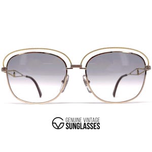 NOS vintage CHRISTIAN DIOR 2461 &quot;Gold&quot; sunglasses - Austria 80&#39;s - Medium - Rare - Original