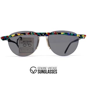 NOS vintage METZLER 5821 "See You" sunglasses - W.Germany 1980's - Medium - ORIGINAL - Rimless