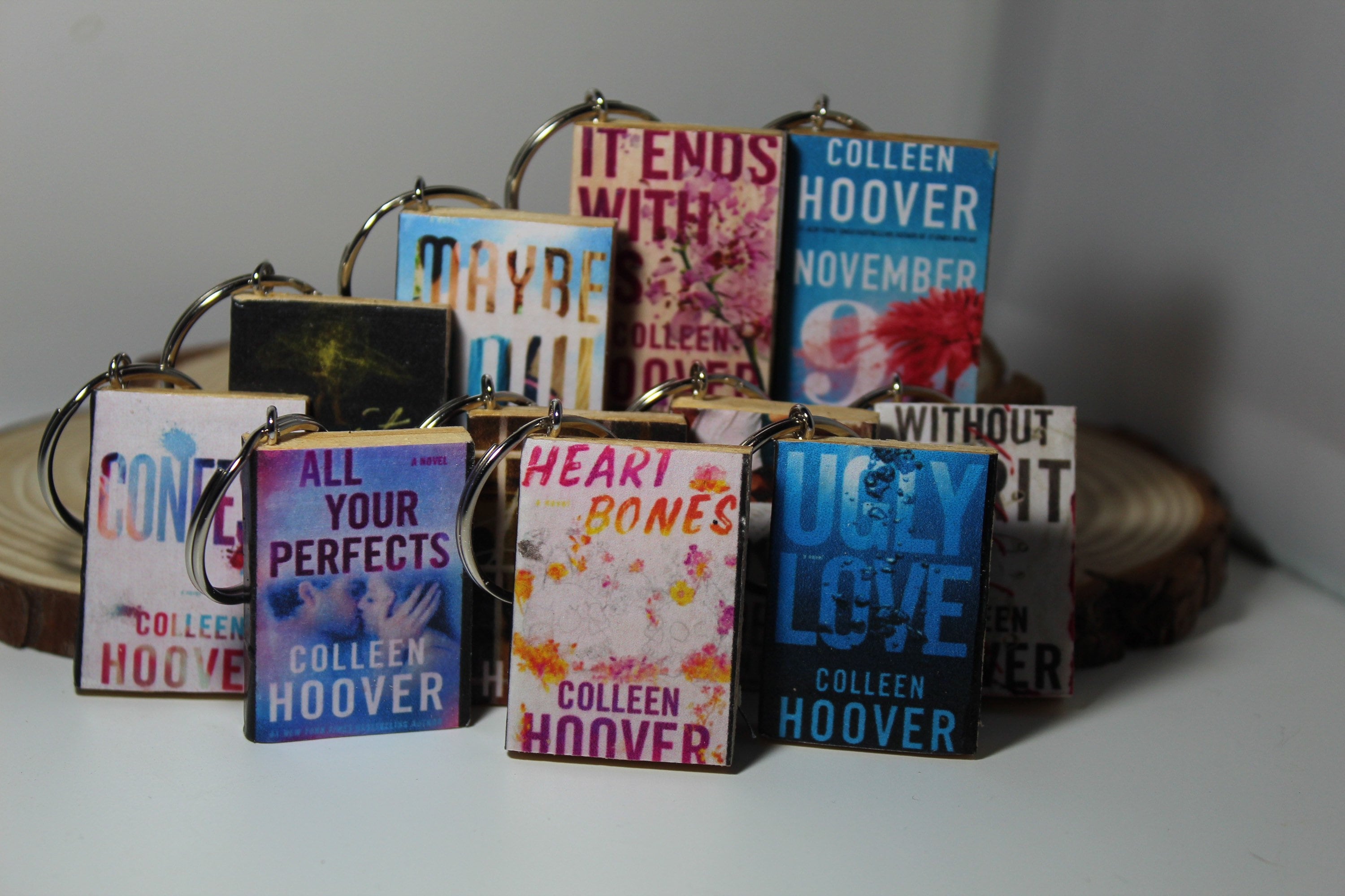 Colleen Hoover Book Keychain 