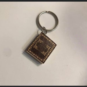 Custom Mini book keychains