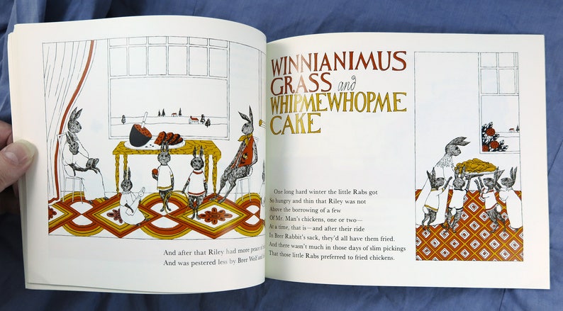 Edward Gorey illustrated book Brer Rabbit And His Tricks