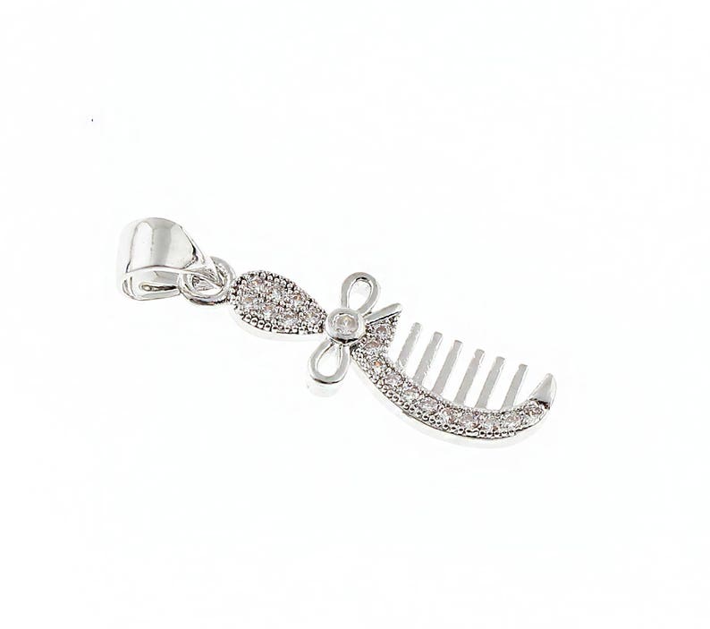Hair Stylist Charms Pendants Hair Comb Charm Hair Brush Etsy