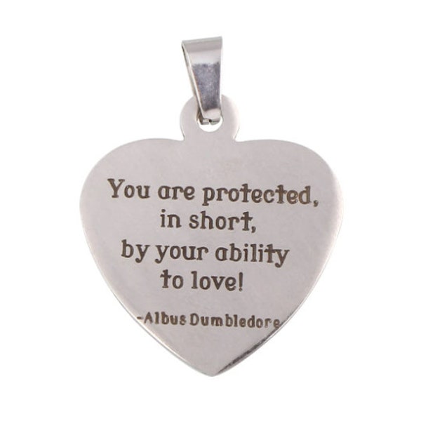 Quote Pendant Charm Etsy
