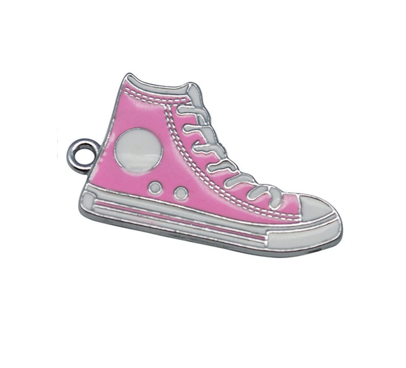 5 Hi Top Sneaker Charms, 5 Converse Sneaker Charms, Pink Converse Charms, Chuck Taylor Charms, Pink Chunk Taylors (4 192) 5 Hi Top Sneaker Charms, 5 Converse Sneaker Charms, Pink Converse Charms, Chuck Taylor Charms, Pink Chunk Taylors (4 192)