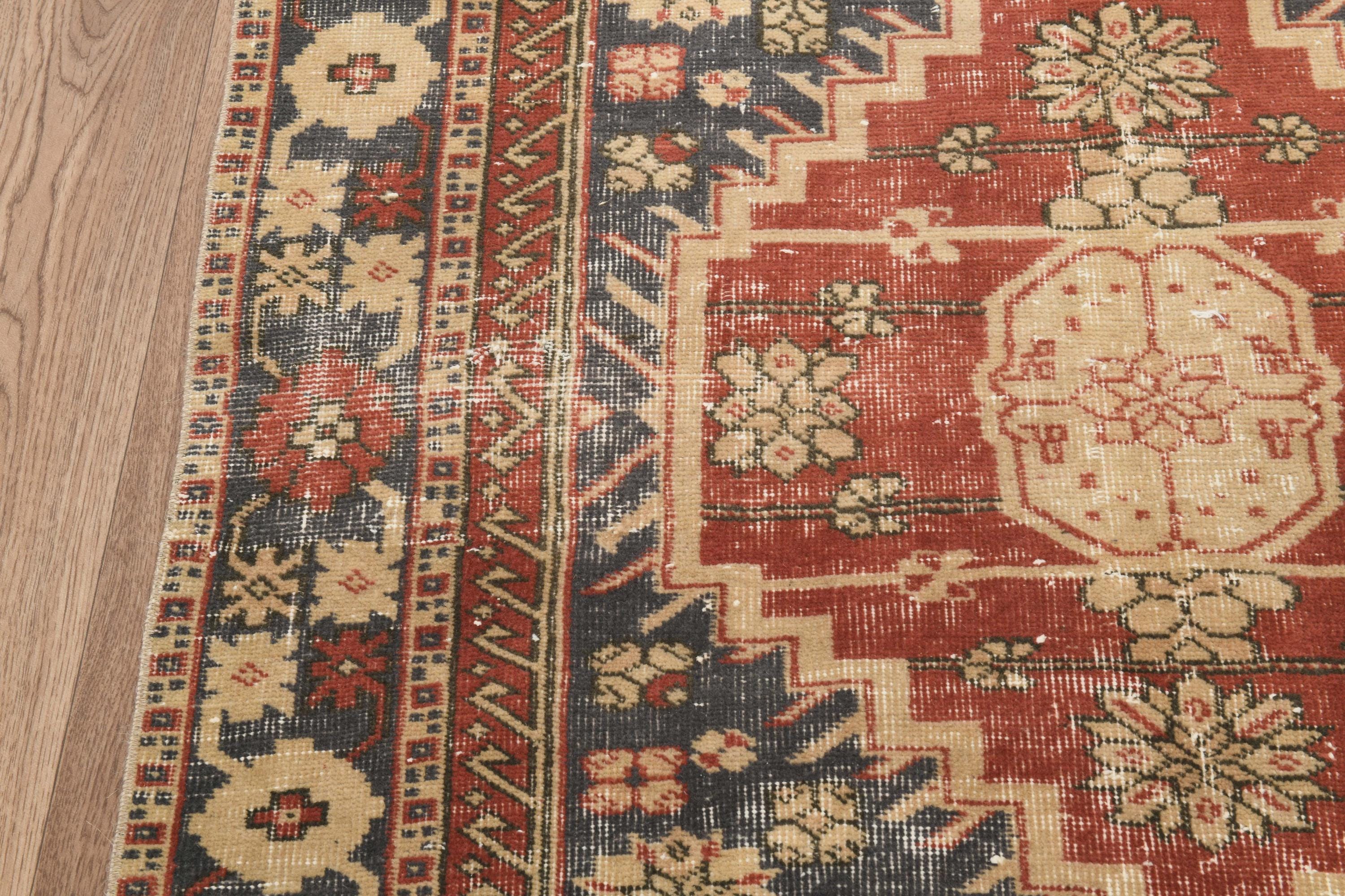 4X8 Vintage Rug,4x8 Anatolian Rug,4x8 Oushak Rug,living Room Rug,kids ...