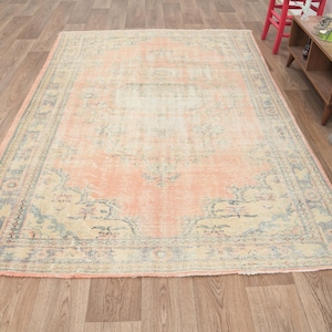 200x230 Teppich, Vintage Teppich,Türkis Teppich,Neutraler Teppich,Handgewebter Teppich,Türkis Teppich,Anatolischer Teppich,Teppich,S-355