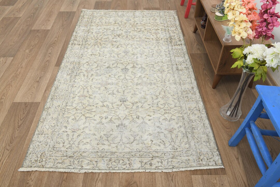 47x70 Inch Rug 4x7 Rug,4x7 Area Rug,4x7 Handmade Rug,turkey Rug,anatolian Rug,neutral ...