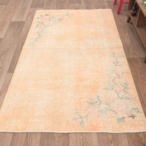 4x7 Vintage Rug,4x7 Turkish Rug,4x7 Bedroom Rug,Kids Rug,Anatolian Rug,Handmade Rug,Turkey Rug,Oushak Area Rug,Turkish Area Rug,S-2389