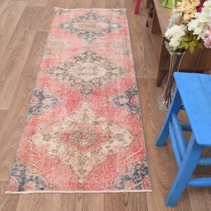 2x7 Runner Rug,2x7 Turkish Rug,2x7 Oushak Rug,2x7 Entry Rug,Kitchen Rug,Hallway Rug,Oushak Runner Rug,Turkish Runner Rug,Vintage Rug,B-2773