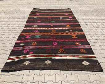 Oushak rugs' 6.6  x 12.4   ft Vintage Turkish Rug Old Rug oushak carpet , turkish carpet turkısh rug rugs oushak vintage rugs rugs turkish