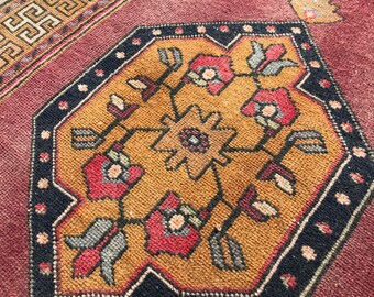 3x6 ラグ、ハンドメイドラグ、ウシャックエリアラグ、ヴィンテージラグ