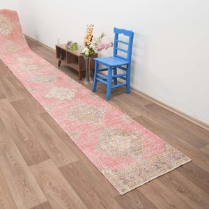 3x24 Runner Rug,3x24 Hallway Rug,3x24 Kitchen Rug,3x24 Neutral Rug,Faded Runner Rug,Handmade Rug,Turkey Rug,Anatolian Rug,Corridoor,B-2890