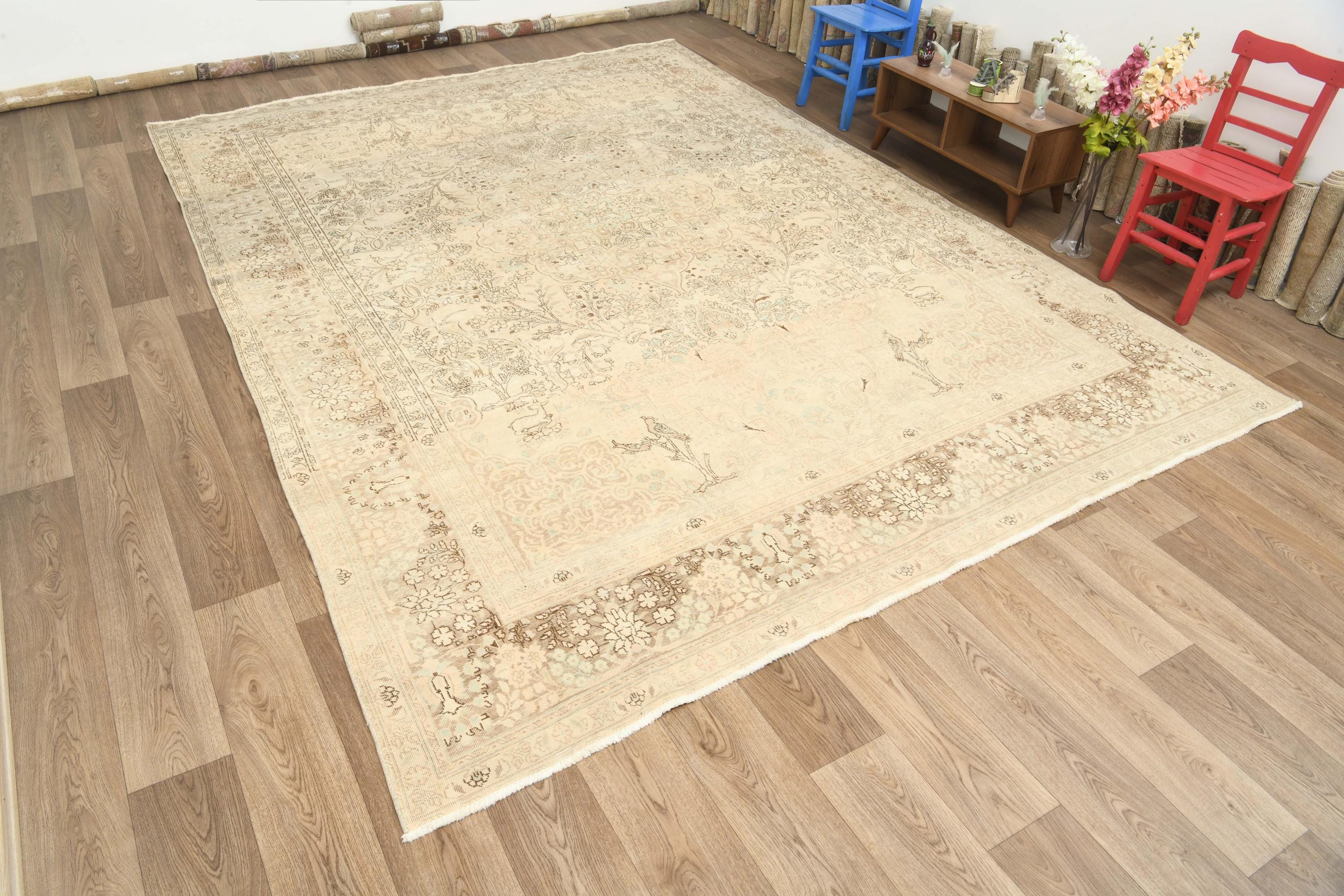 ちょ様 10x13 Handwoven Turkish Rug, Large Area Rug, Vintage Anatolian