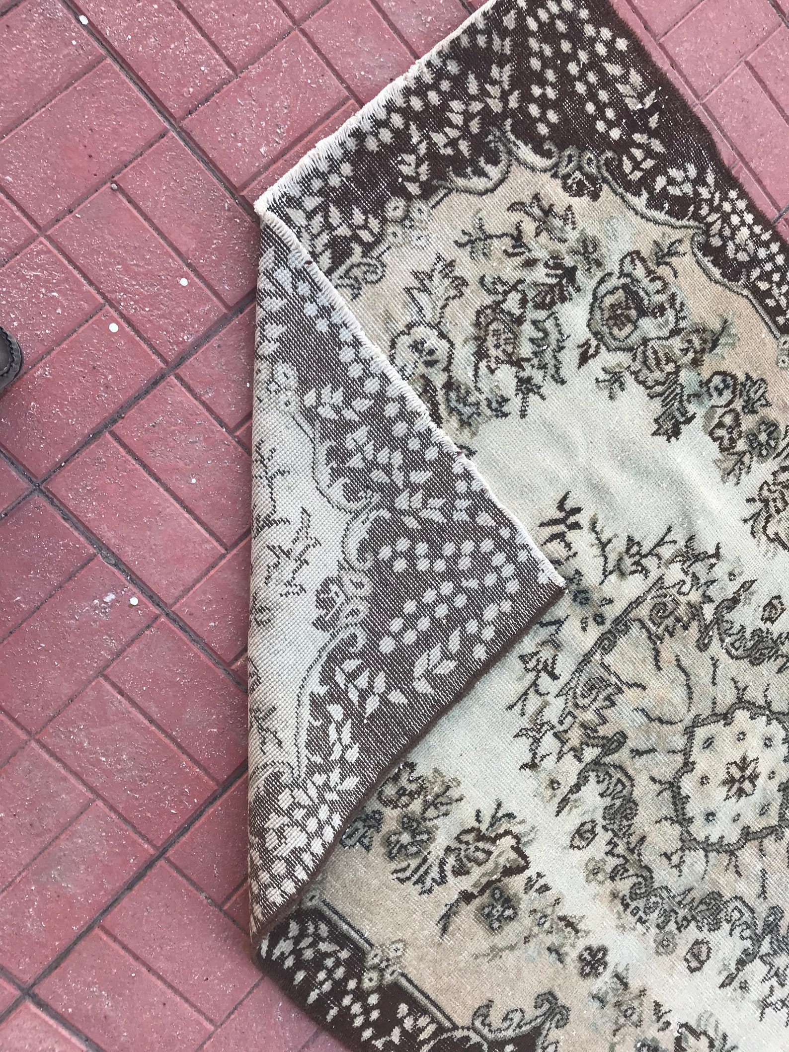 Oushak rug7 x 6.7turkish rugsrugs vintagerugs Etsy