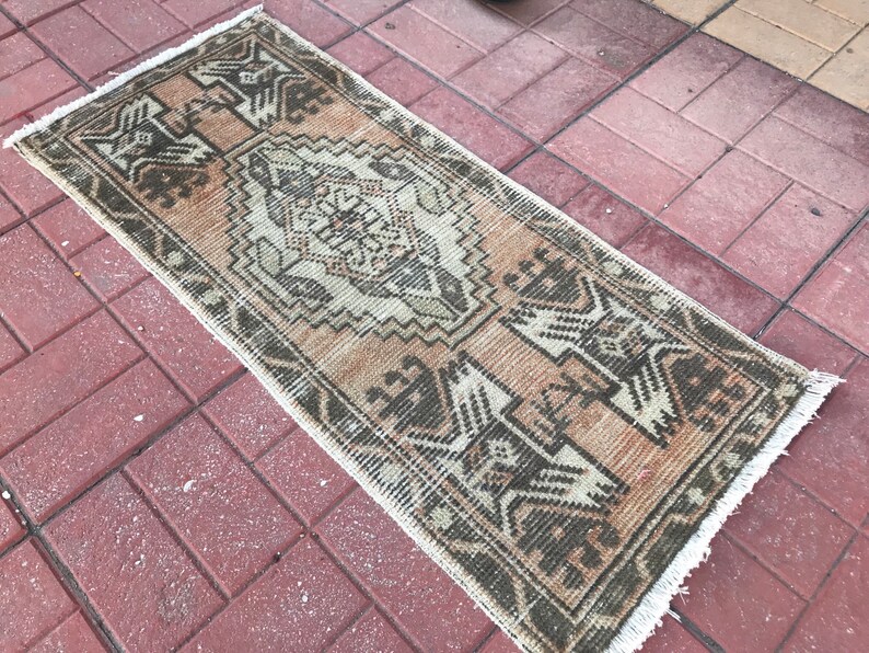 Rug Bohemian,Rug Turkish,Vintage Rugs,Small Carpet,Rug,Oushak Rugs,Turkish Rugs,2x3 Rug,Small Oushak Rug,Small Vintage Rug,Small Turkish Rug